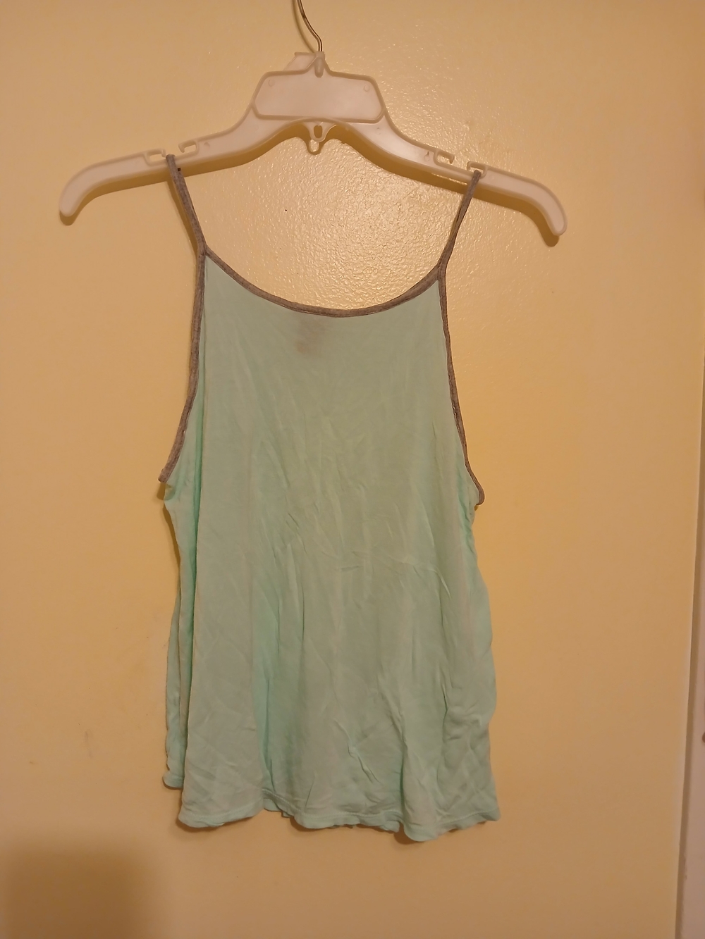 Light Mint Green Spaghetti Strap Tank Top